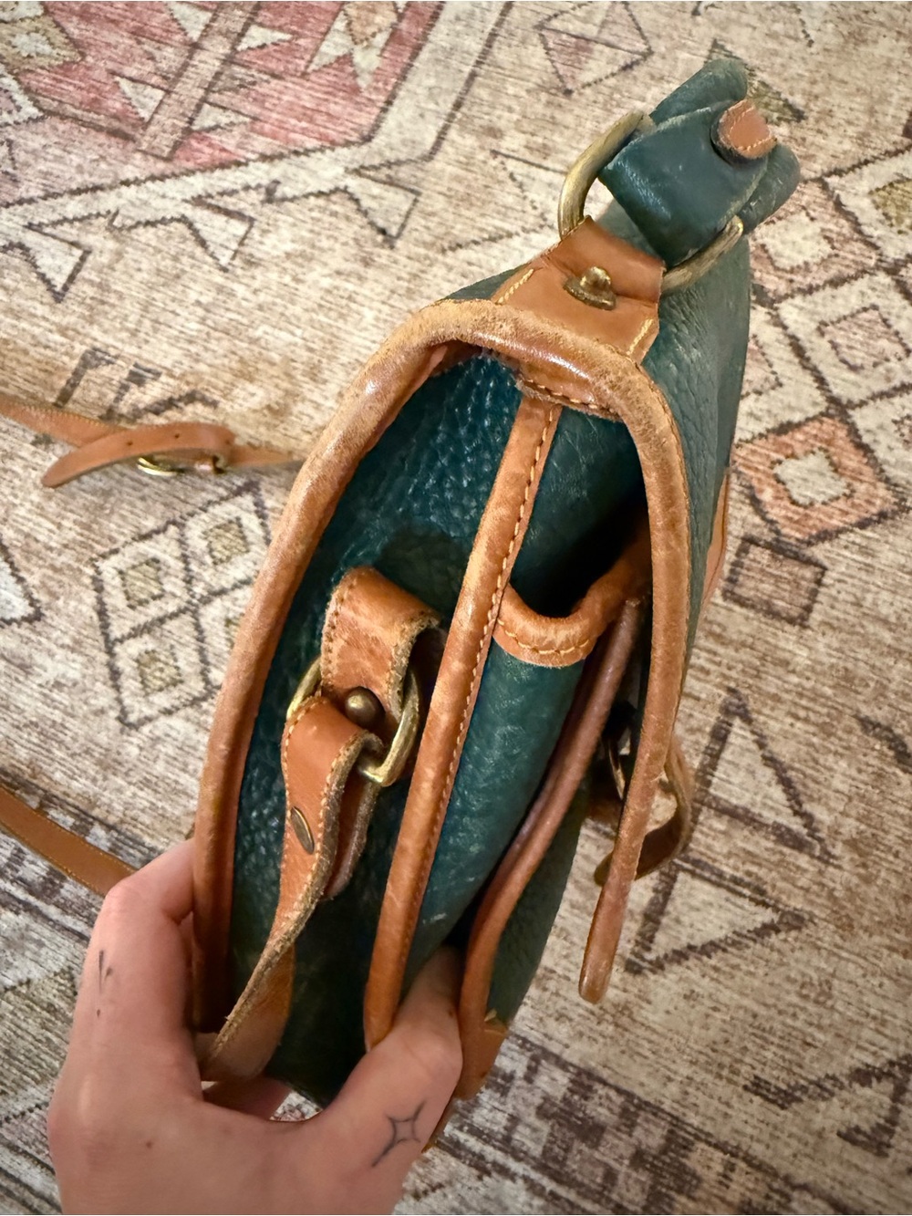 Vintage Dooney & Bourke green bag - Picture 12 of 12